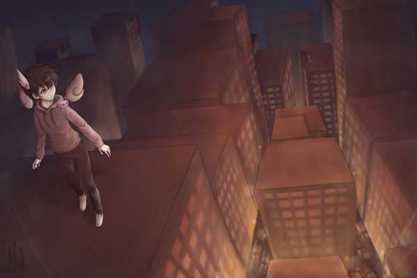 Orobou over Buildings